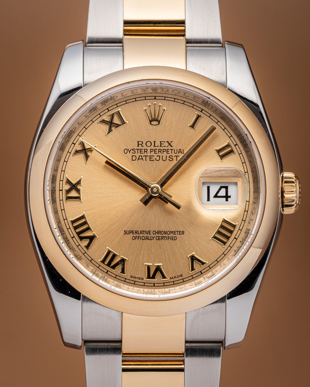 Rolex Stainless Steel and 18k Yellow Gold Datejust (116203)