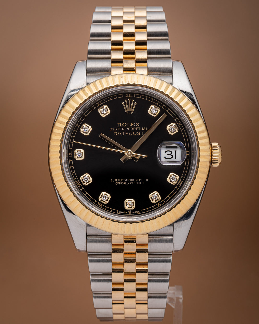 Rolex Stainless Steel and 18k Yellow Gold Datejust 41 (126333)