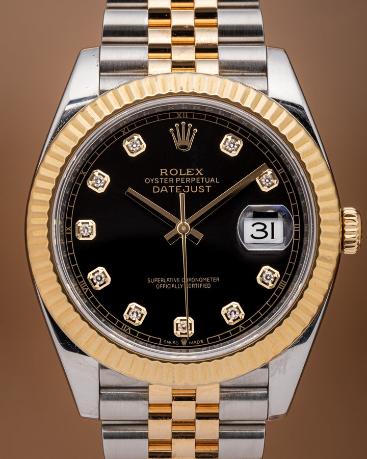 Rolex Stainless Steel and 18k Yellow Gold Datejust 41 (126333)