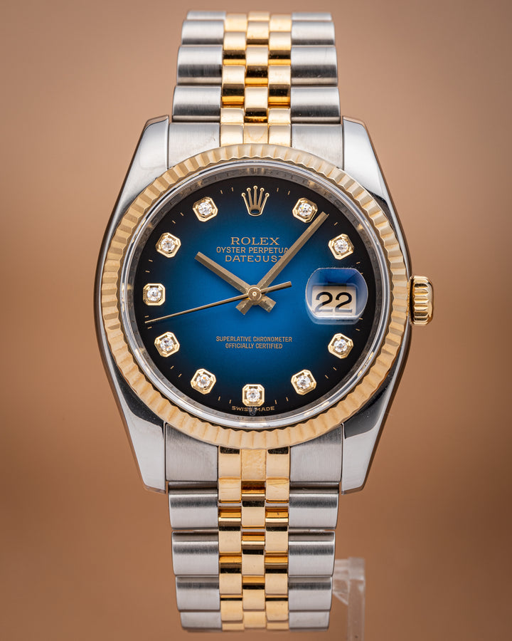 Rolex Stainless Steel and 18k Yellow Gold Datejust (116233)