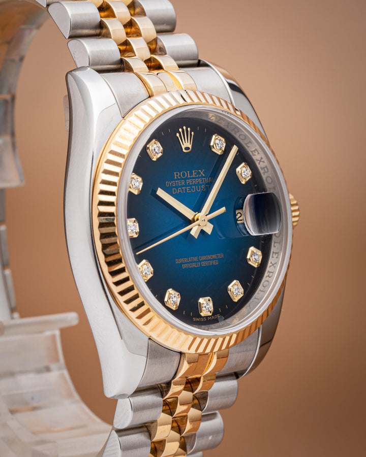 Rolex Stainless Steel and 18k Yellow Gold Datejust (116233)