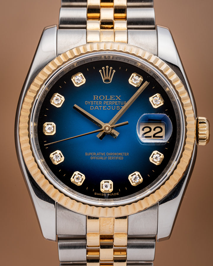 Rolex Stainless Steel and 18k Yellow Gold Datejust (116233)