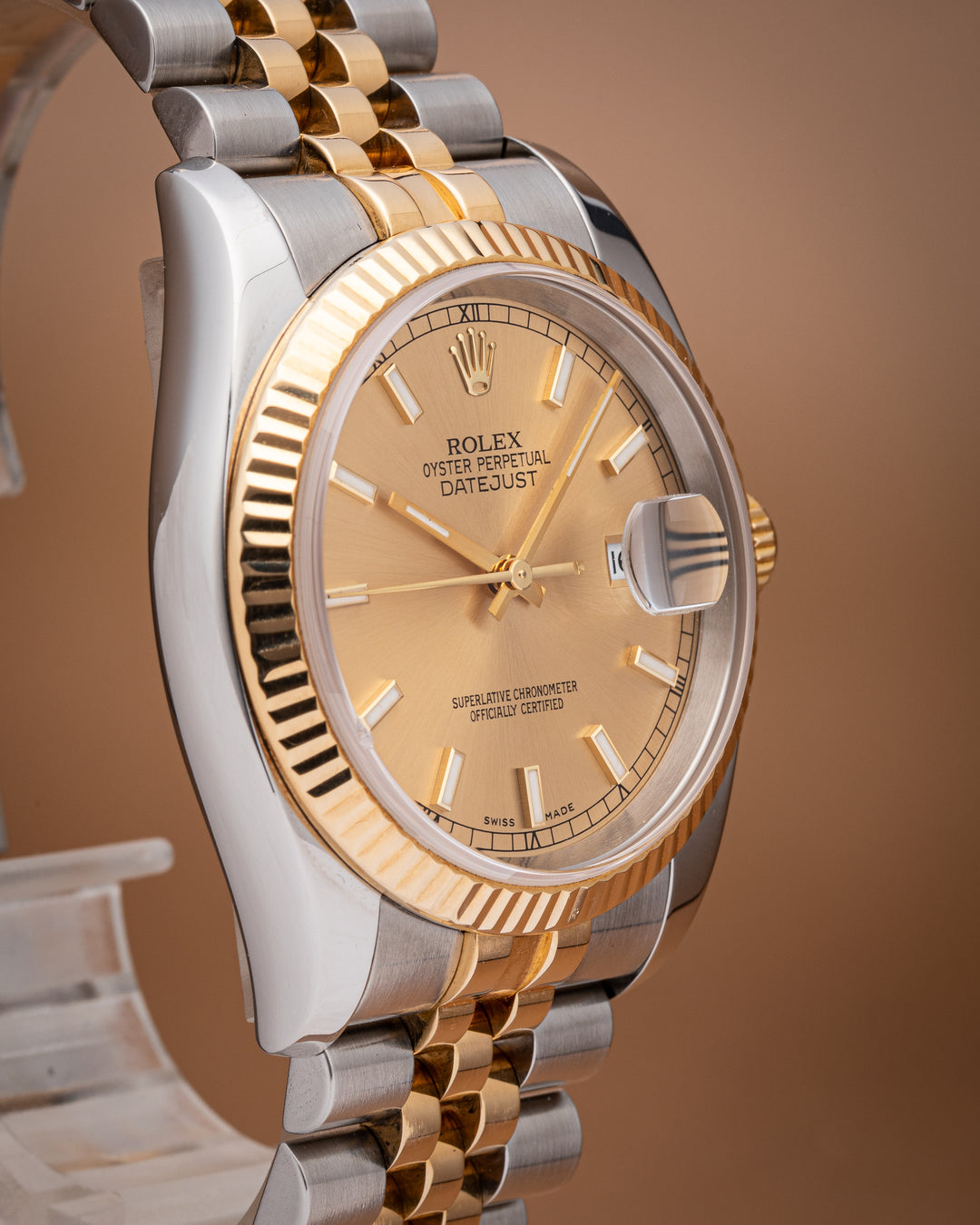 Rolex Stainless Steel and 18k Yellow Gold Datejust (116233)