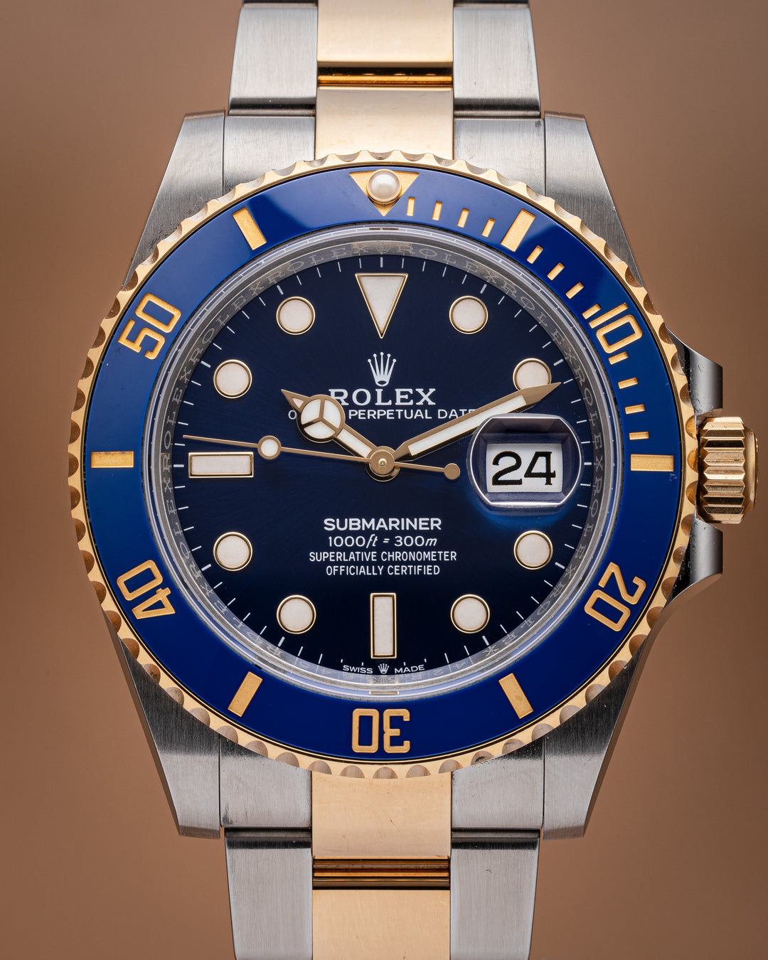 Rolex Stainless Steel and 18k Yellow Gold Submariner Date (126613LB)