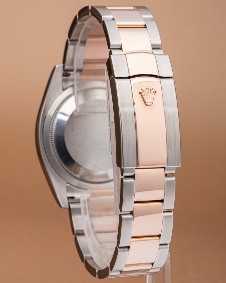 Rolex Stainless Steel and 18k Rose Gold Datejust (116201)