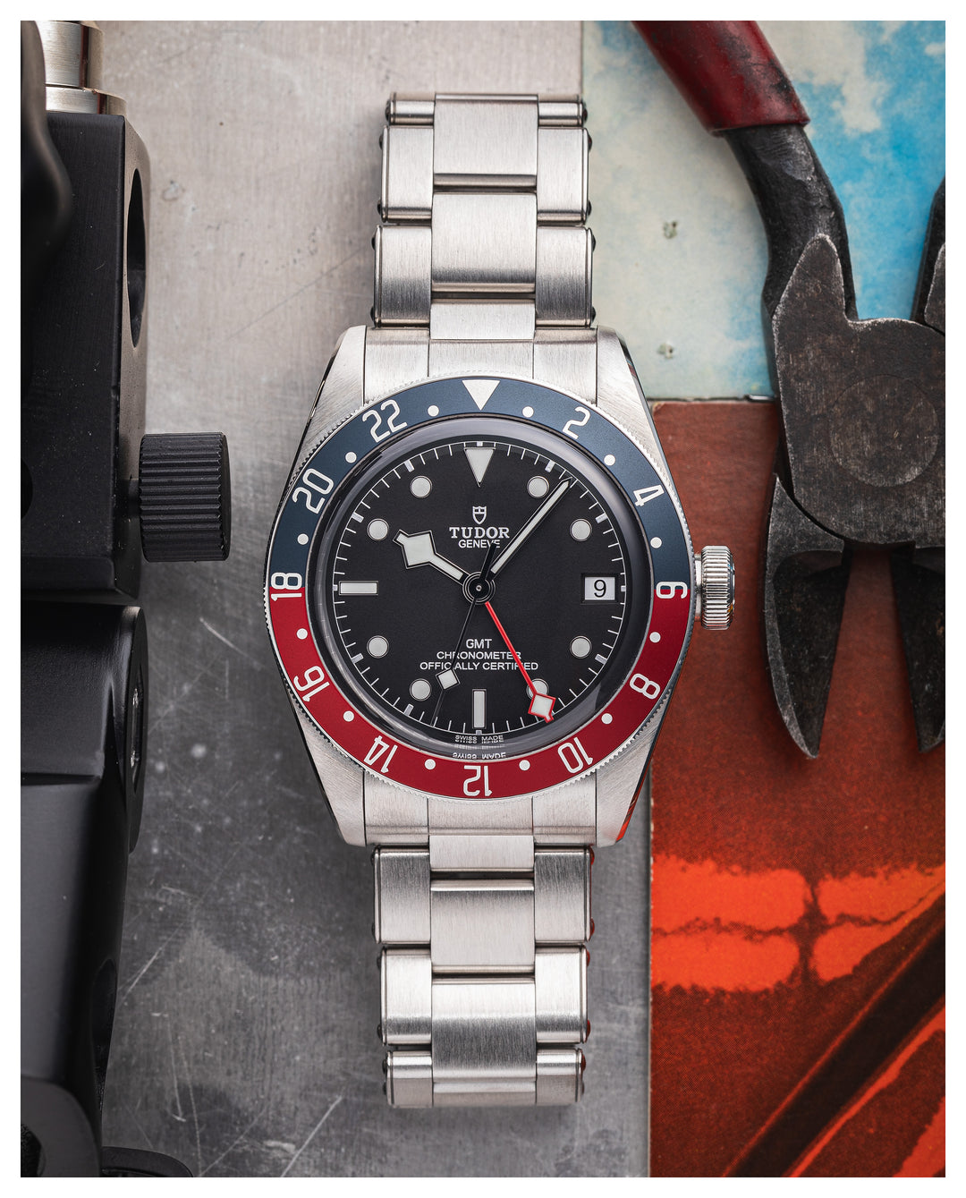 Tudor Stainless Steel Black Bay GMT (79830RB)