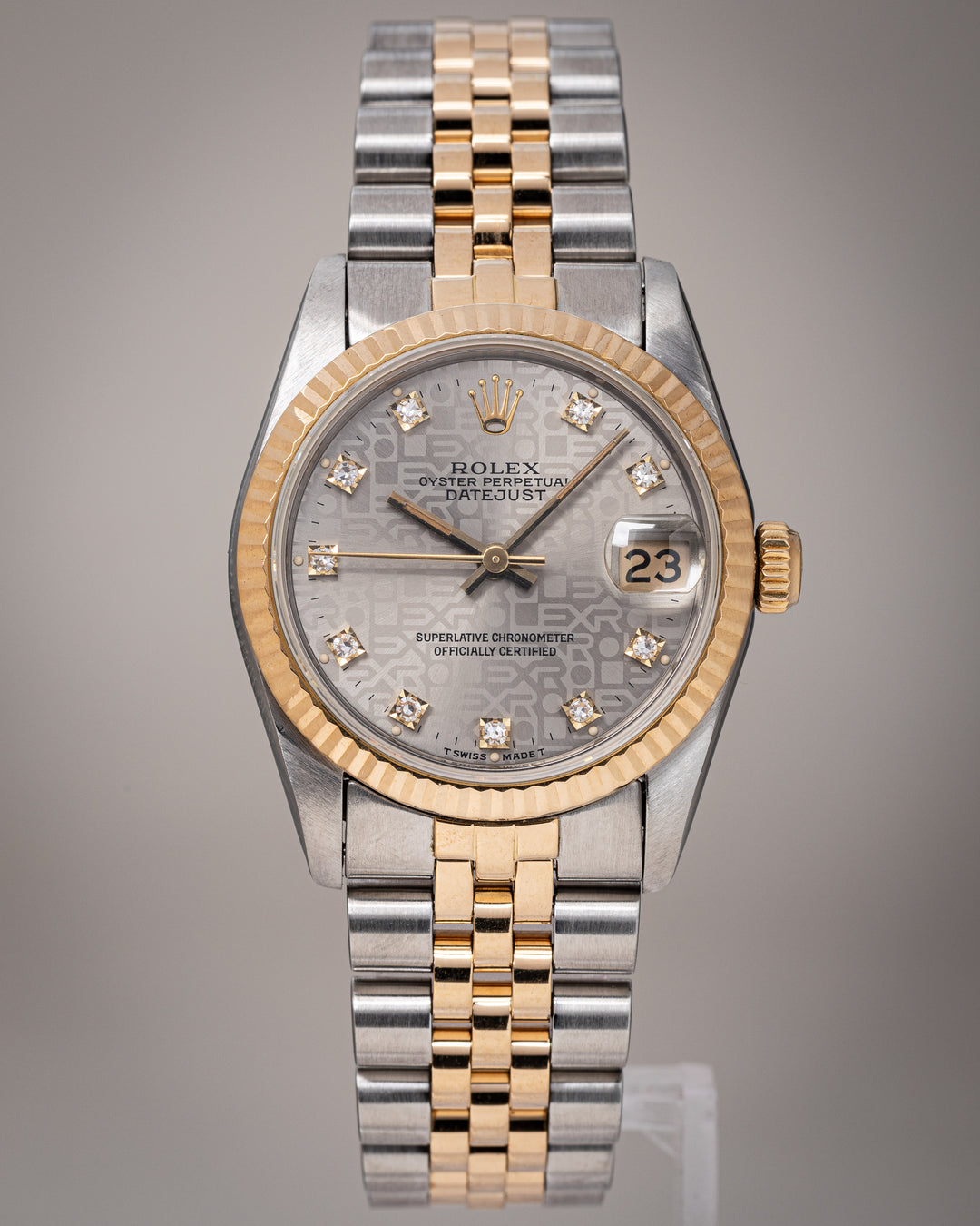 Rolex Stainless Steel and 18k Yellow Gold Women's Datejust (68273)