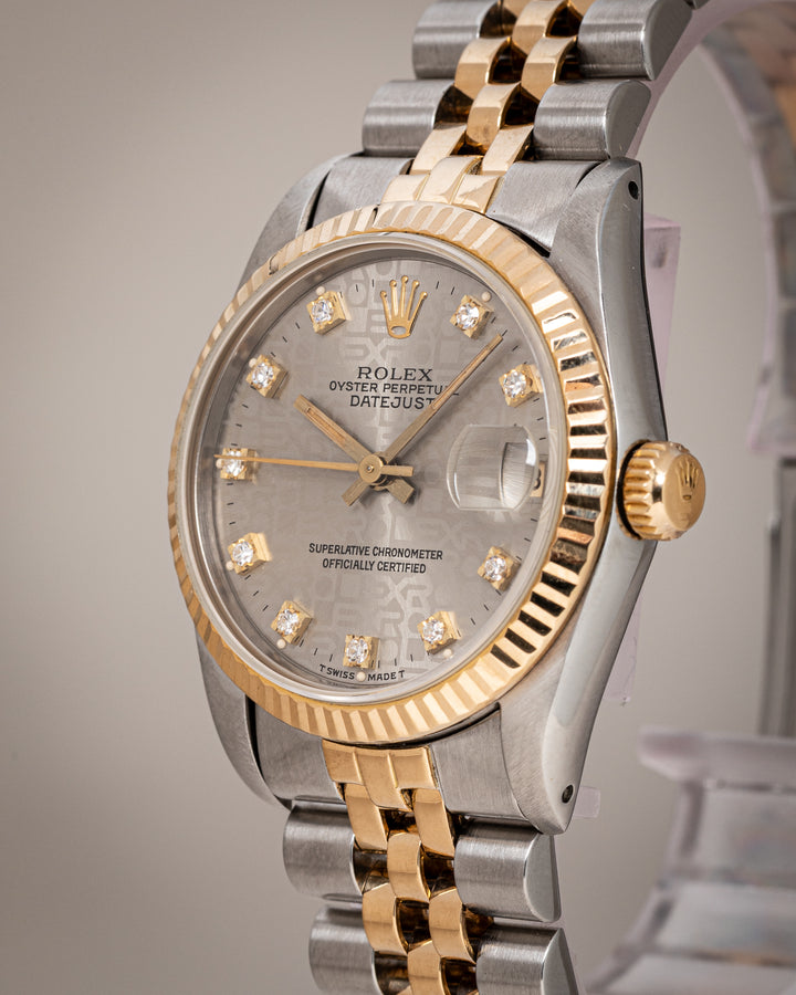 Rolex Stainless Steel and 18k Yellow Gold Women's Datejust (68273)