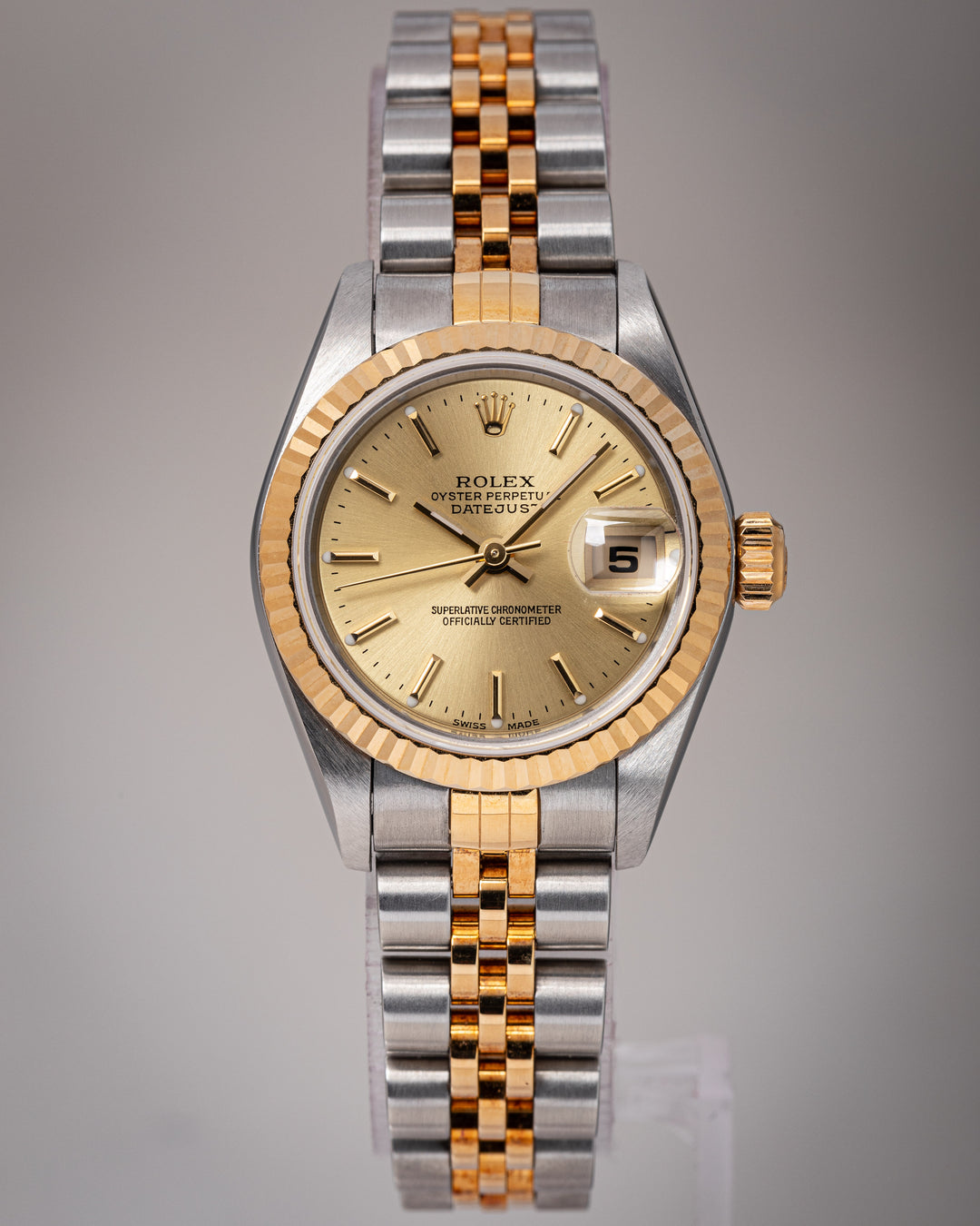 Rolex Stainless Steel and 18k Yellow Gold Women's Datejust (79173)