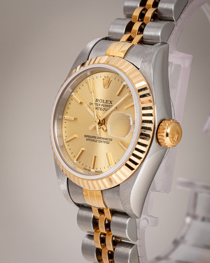 Rolex Stainless Steel and 18k Yellow Gold Women's Datejust (79173)