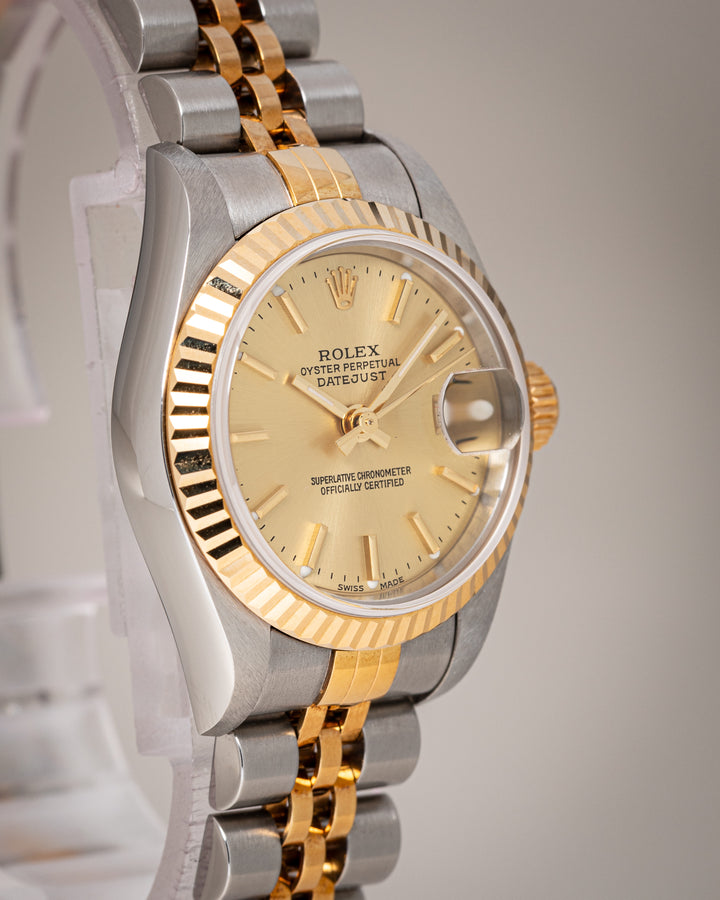 Rolex Stainless Steel and 18k Yellow Gold Women's Datejust (79173)