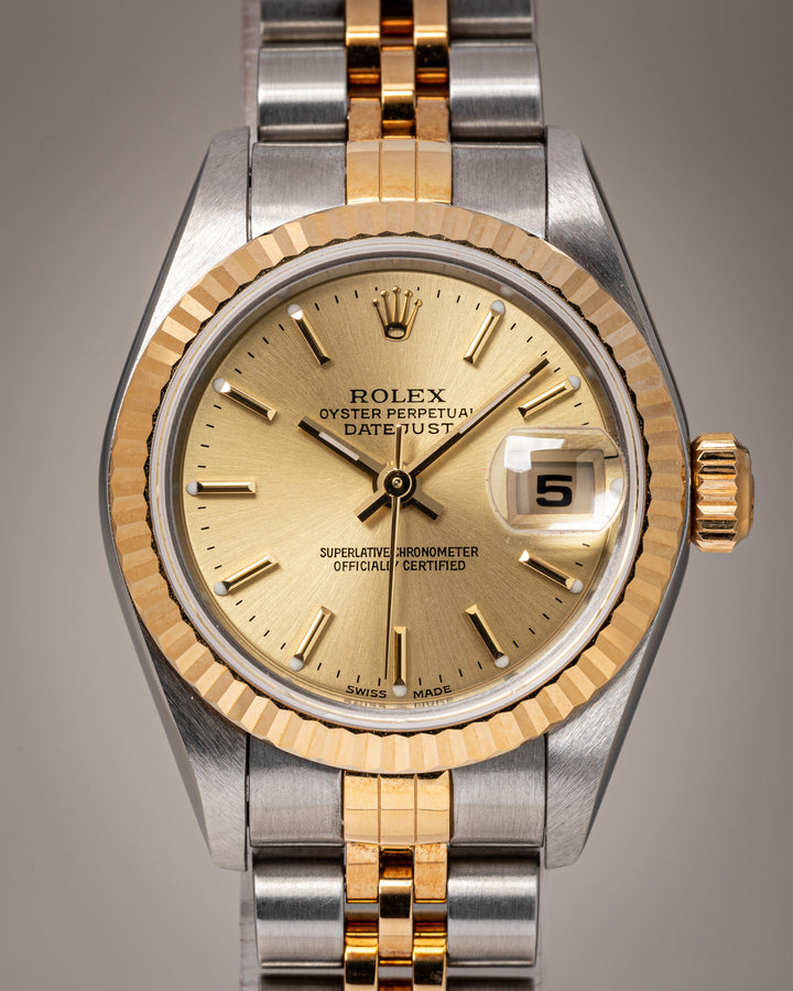 Rolex Stainless Steel and 18k Yellow Gold Women's Datejust (79173)