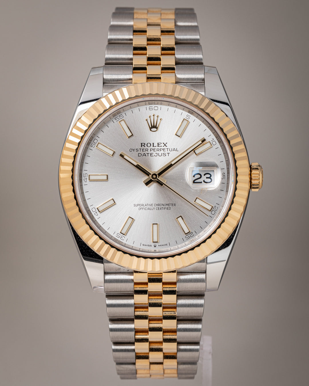 Rolex Stainless Steel and 18k Yellow Gold Datejust 41 (126333)