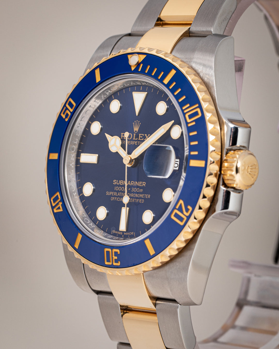 Rolex Stainless Steel and 18k Yellow Gold Submariner Date (116613LB)