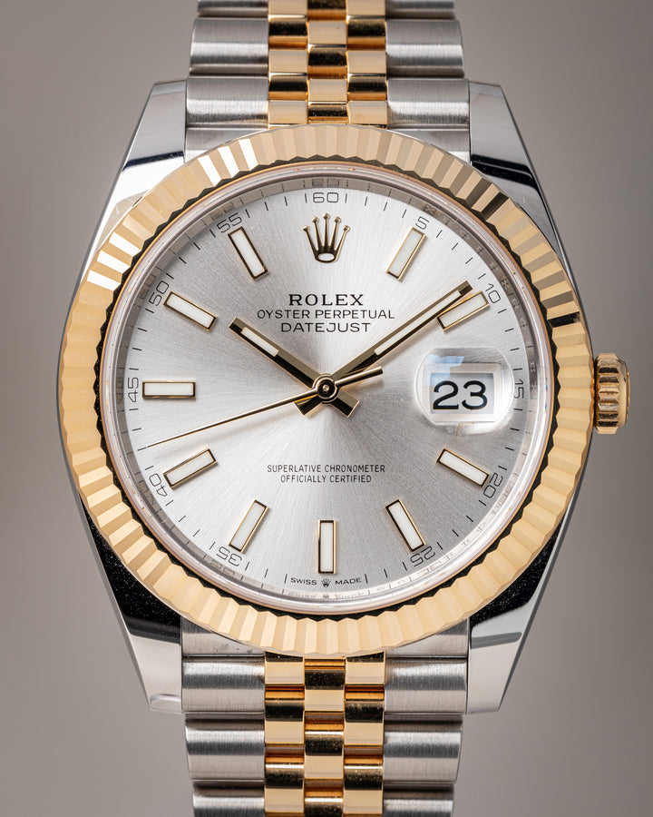 Rolex Stainless Steel and 18k Yellow Gold Datejust 41 (126333)