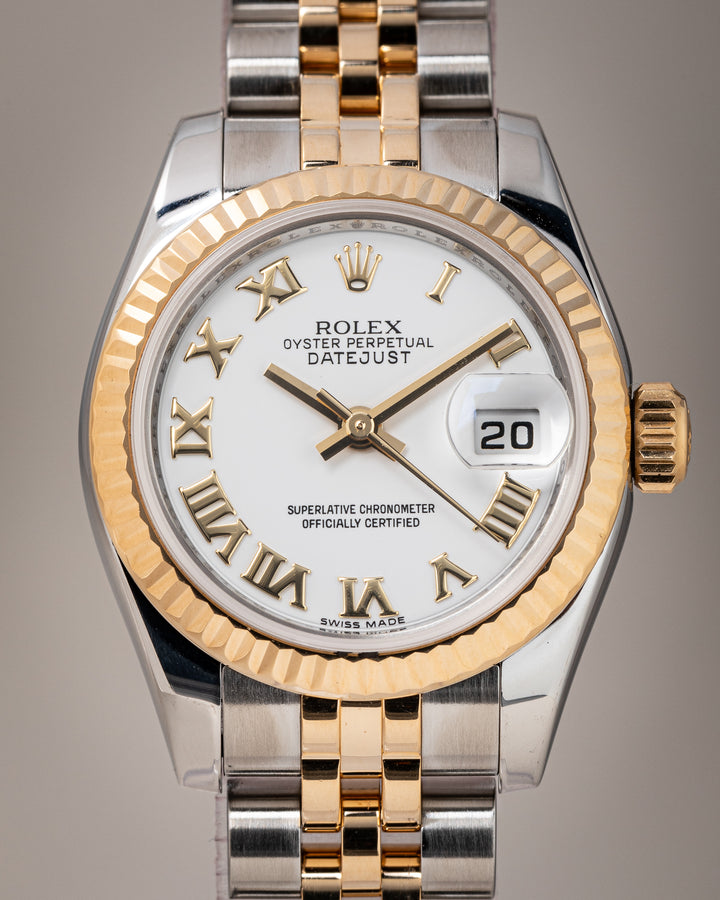 Rolex Stainless Steel and 18k Yellow Gold Women's Datejust (179173)