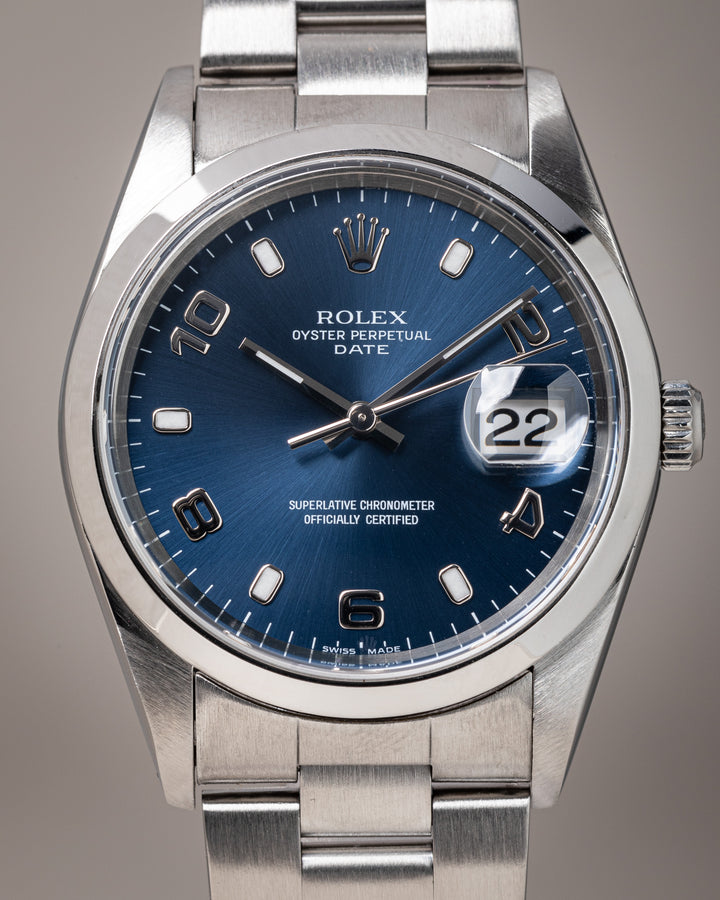 Rolex Stainless Steel Date (15200)