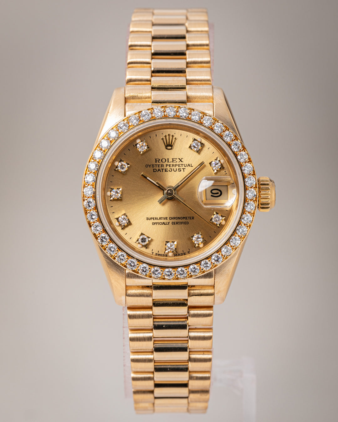 Rolex 18k Yellow Gold Women's Datejust (69138)