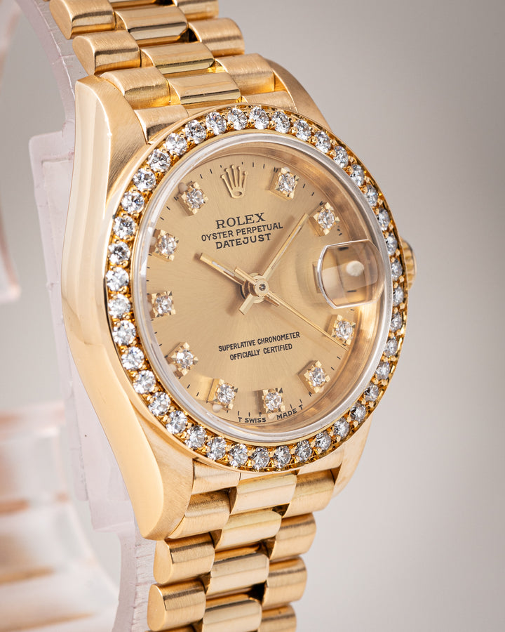 Rolex 18k Yellow Gold Women's Datejust (69138)