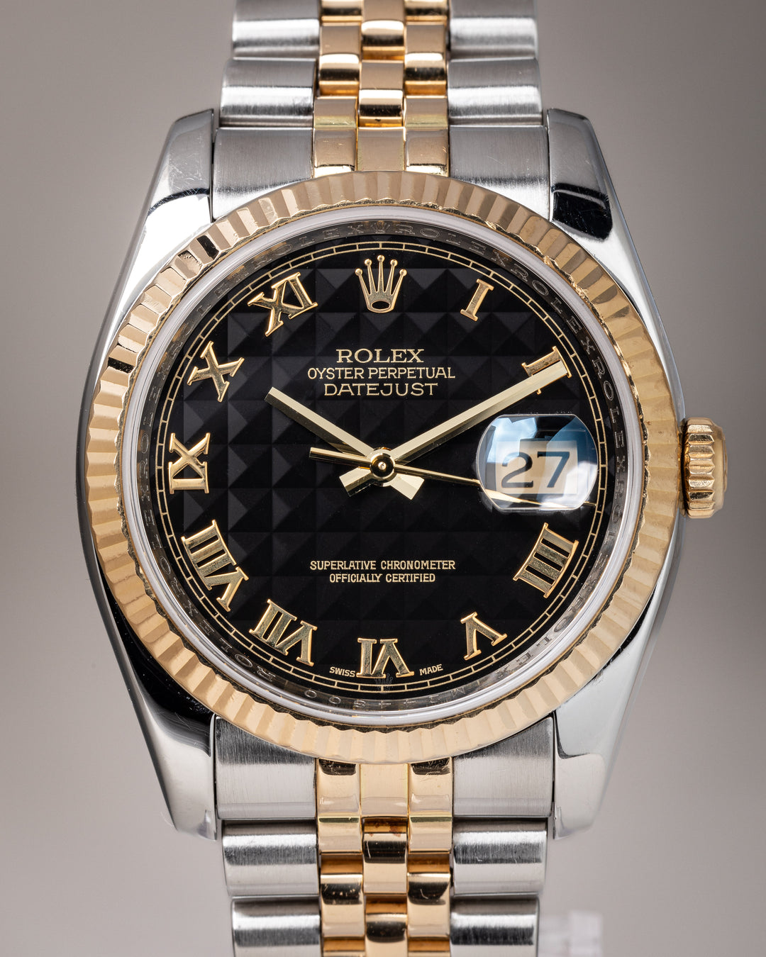 Rolex Stainless Steel and 18k Yellow Gold Datejust (116233)