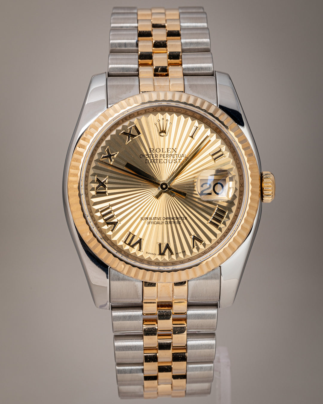 Rolex Stainless Steel and 18k Yellow Gold Datejust (116233)