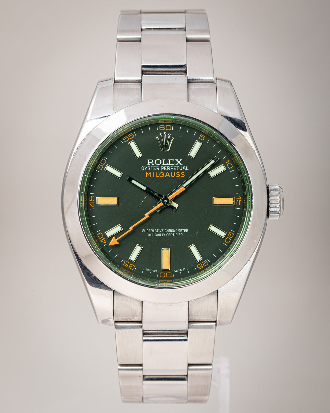 Rolex Stainless Steel Milgauss (116400GV)