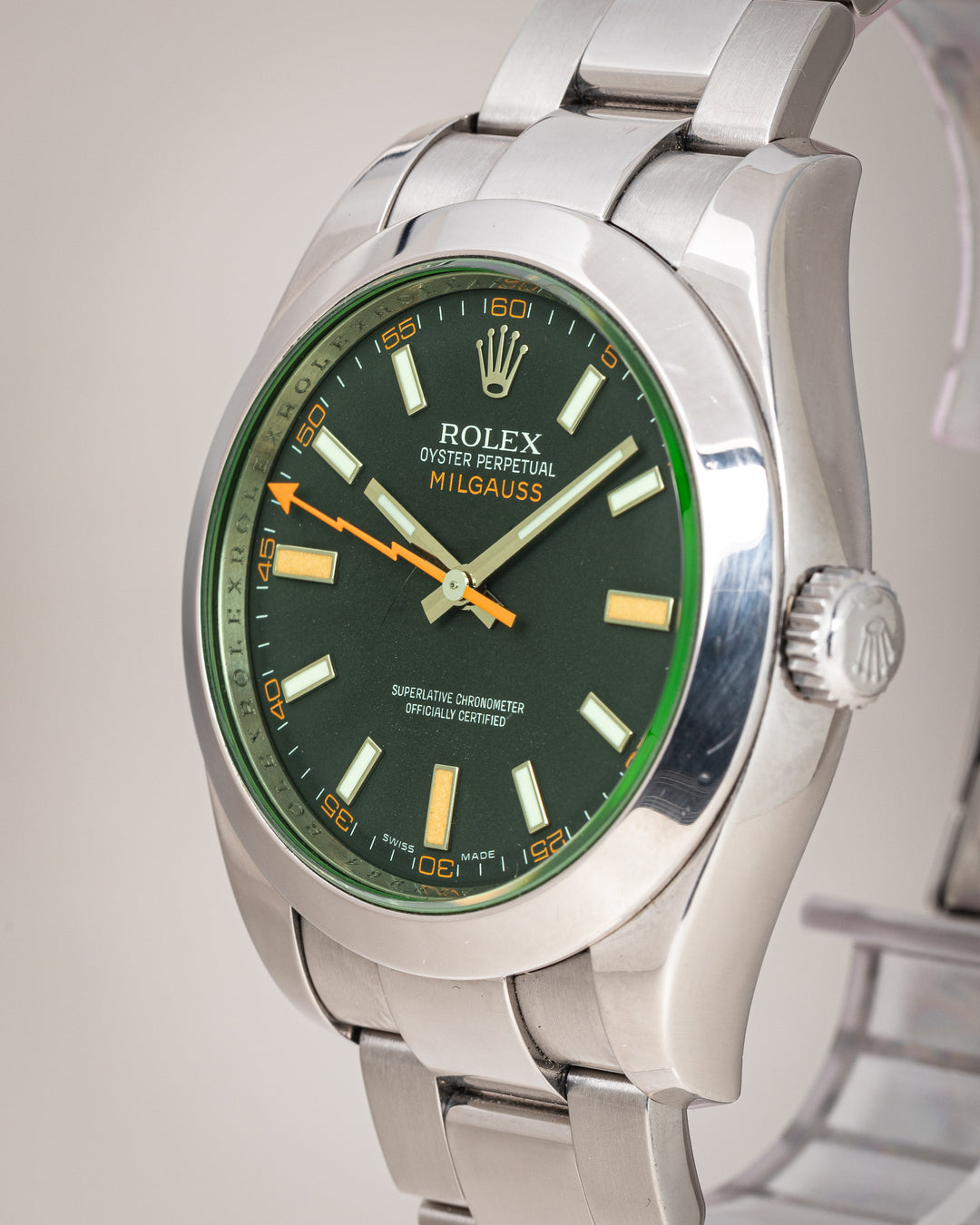 Rolex Stainless Steel Milgauss (116400GV)