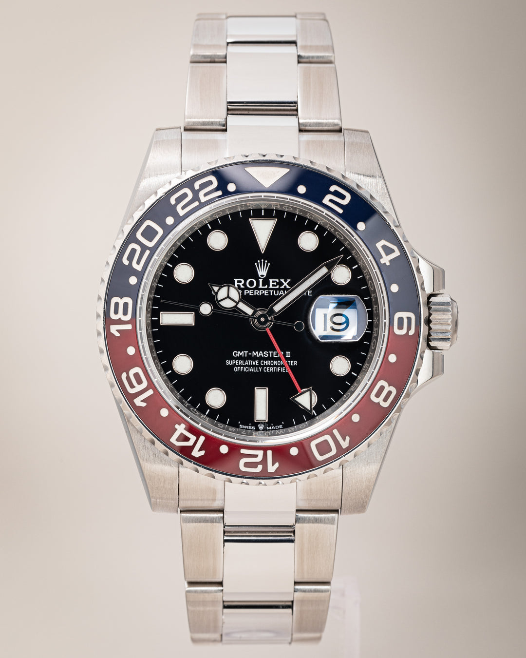 Rolex Stainless Steel GMT-Master II (126710BLRO)