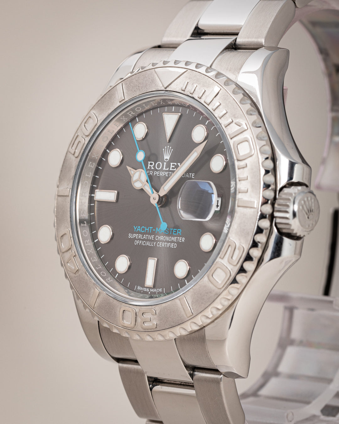 Rolex Stainless Steel and Platinum Yacht-Master (116622)