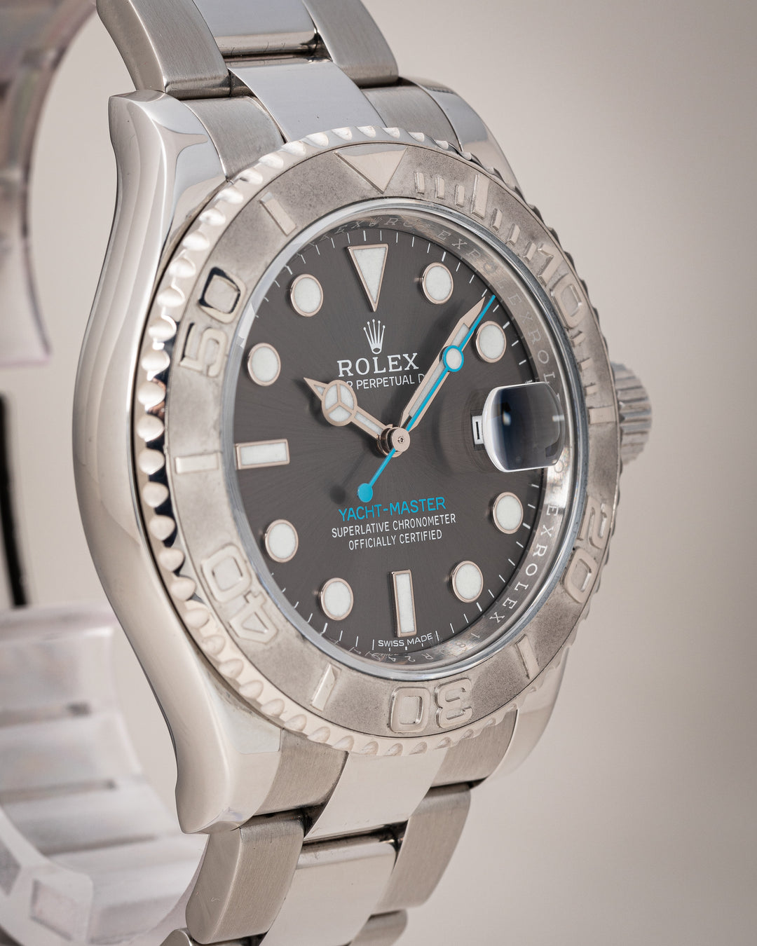 Rolex Stainless Steel and Platinum Yacht-Master (116622)