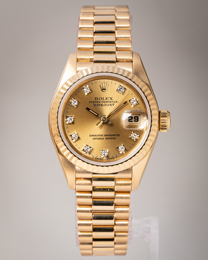 Rolex 18k Yellow Gold Women's Datejust (69178)