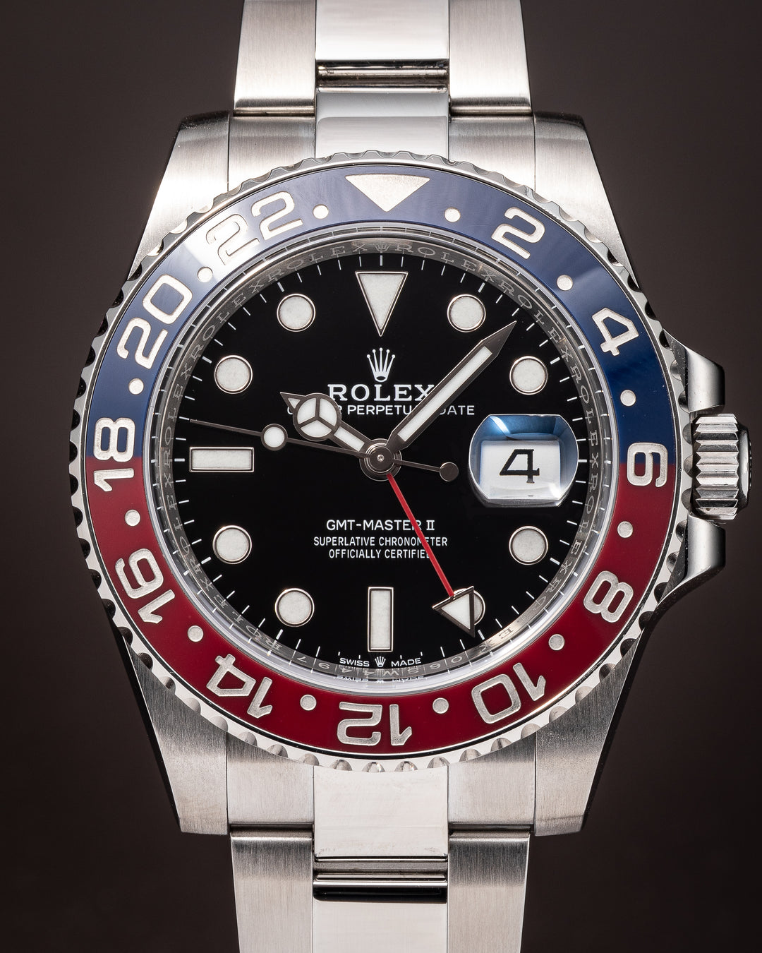 Rolex Stainless Steel GMT-Master II (126710BLRO)