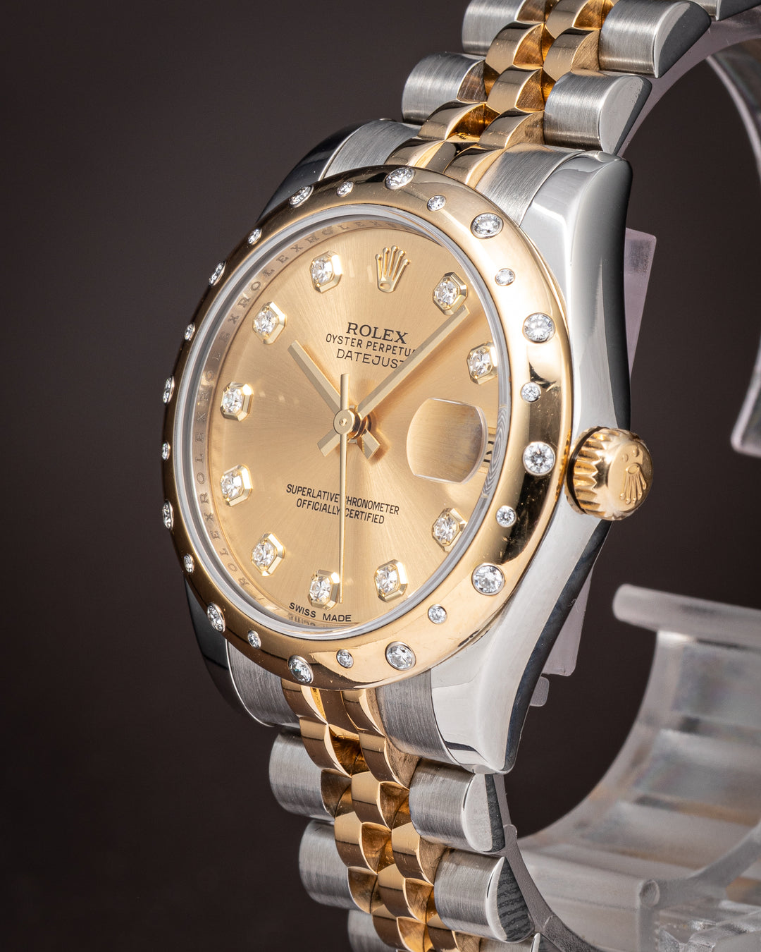 Rolex Stainless Steel and 18k Yellow Gold Women's Datejust (178343)