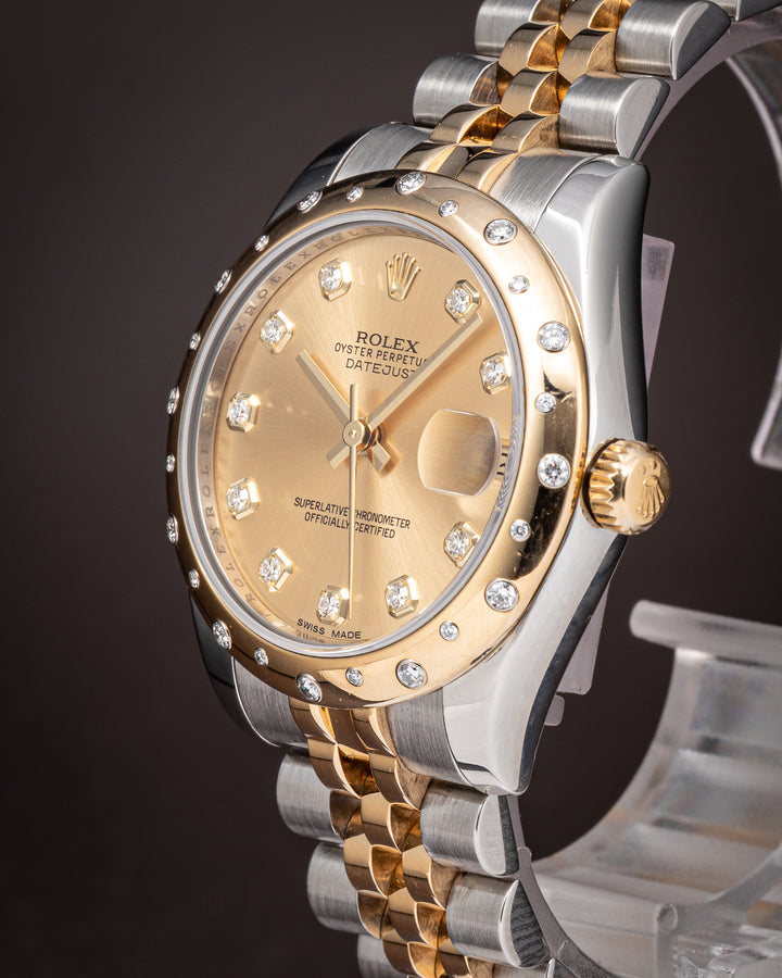 Rolex Stainless Steel and 18k Yellow Gold Women's Datejust (178343)