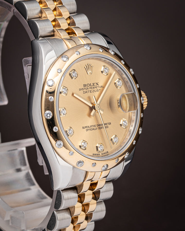 Rolex Stainless Steel and 18k Yellow Gold Women's Datejust (178343)