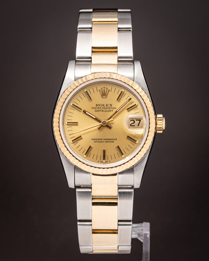 Rolex Stainless Steel and 18k Yellow Gold Women's Datejust (68273)