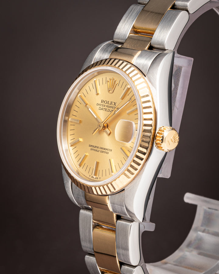 Rolex Stainless Steel and 18k Yellow Gold Women's Datejust (68273)