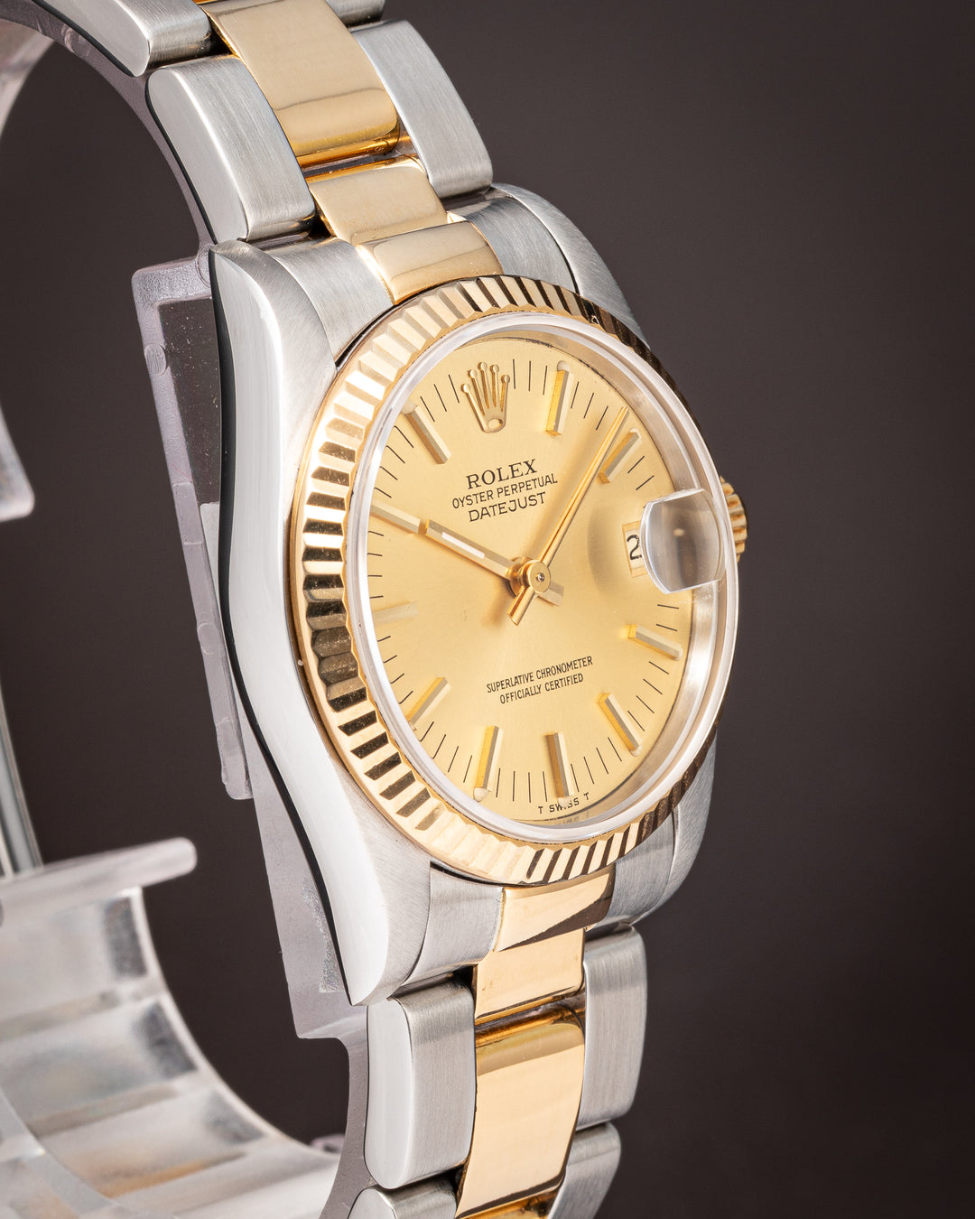 Rolex Stainless Steel and 18k Yellow Gold Women's Datejust (68273)