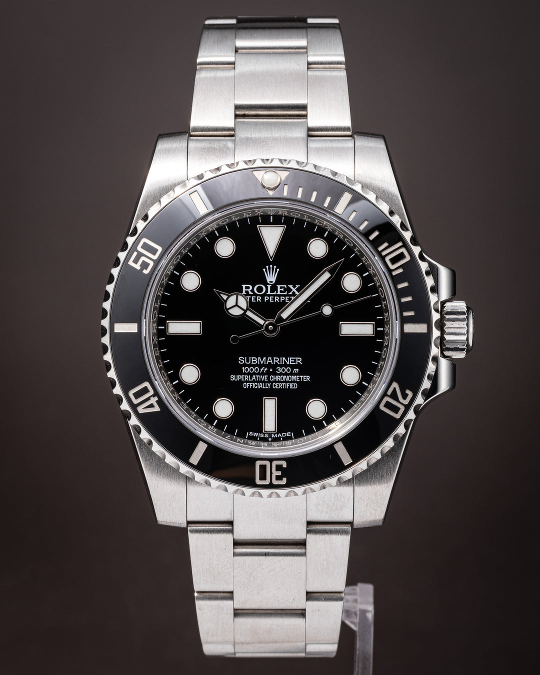 Rolex Stainless Steel Oyster Perpetual Submariner (114060)