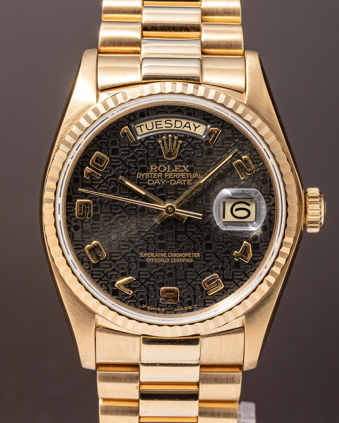 Rolex 18k Yellow Gold Day-Date (18038)