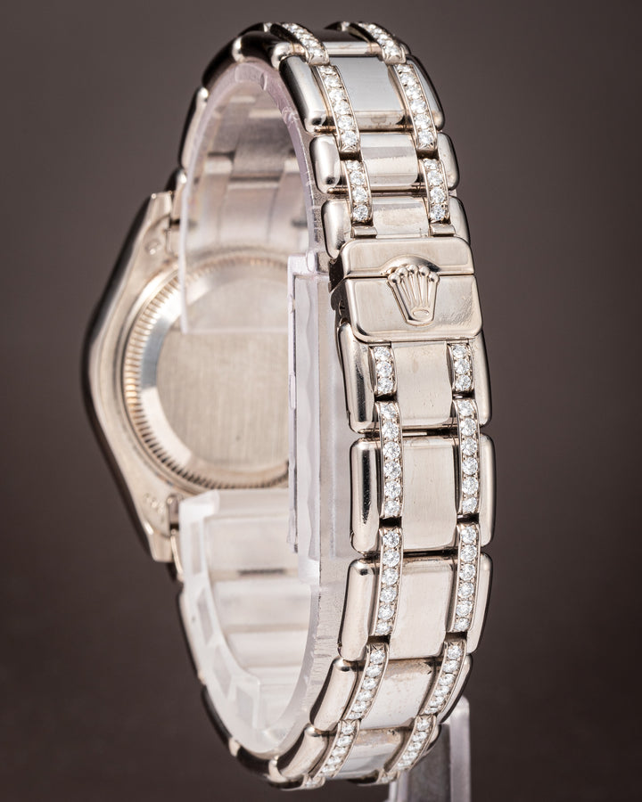 Rolex 18k White Gold Women's Datejust Pearlmaster (80299)