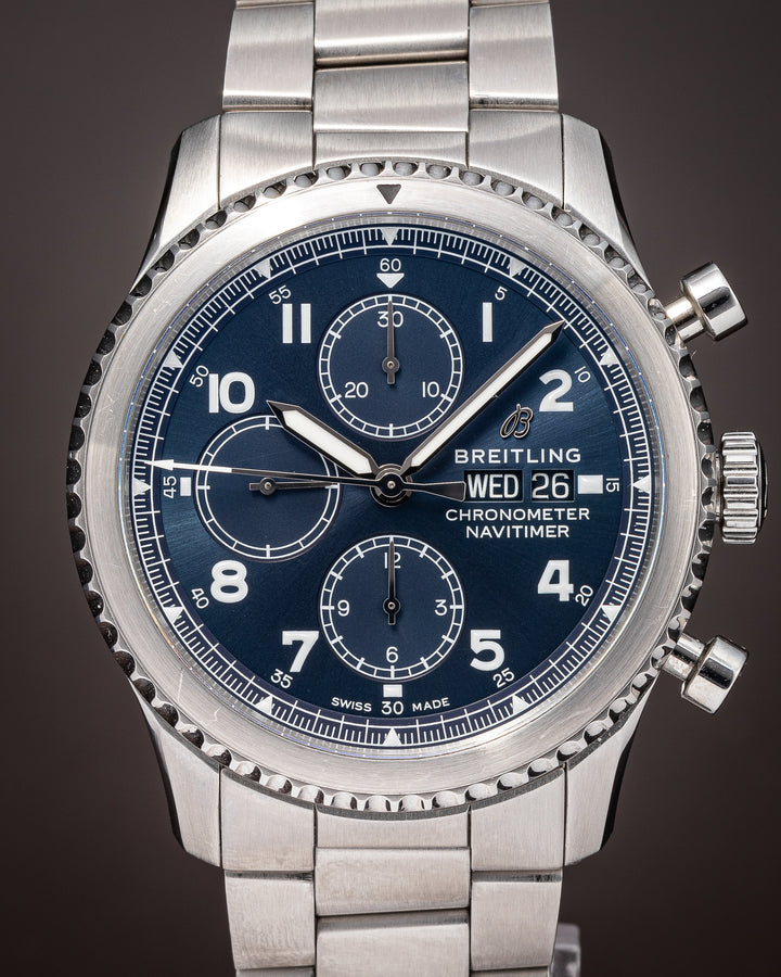 Breitling Stainless Steel Navitimer 8 Chronograph 43 (A13314)