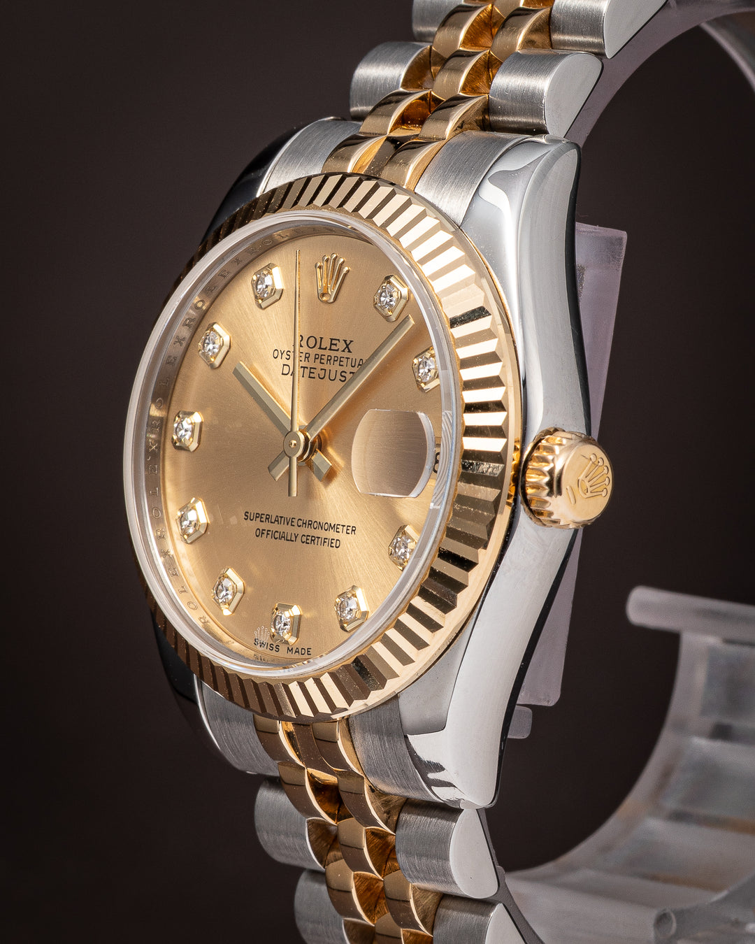 Rolex Stainless Steel and 18k Yellow Gold Women's Datejust (178273)