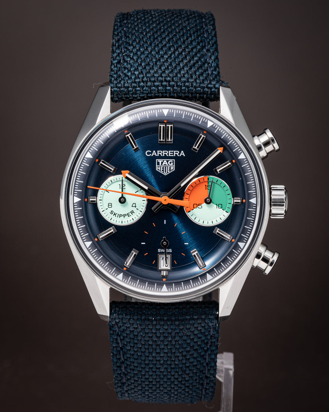 TAG Heuer Stainless Steel Carrera Chronograph Skipper (CBS2213)