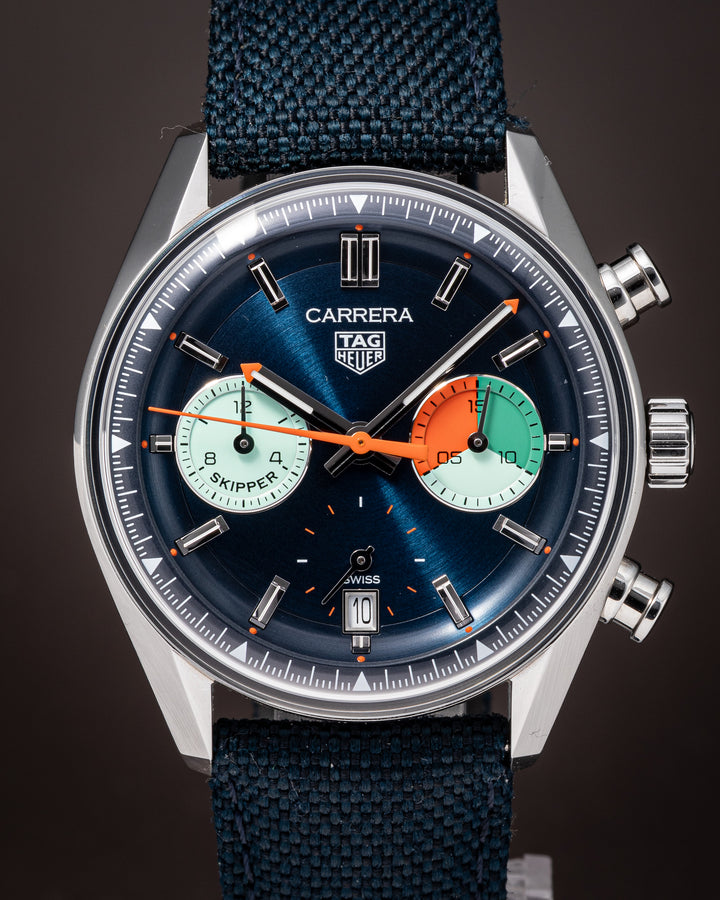 TAG Heuer Stainless Steel Carrera Chronograph Skipper (CBS2213)