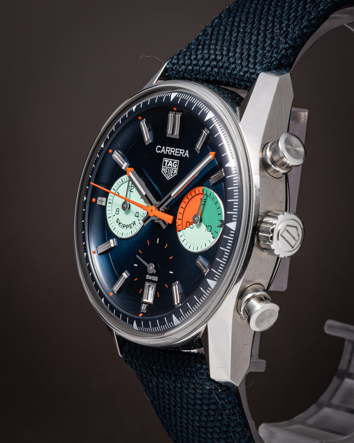 TAG Heuer Stainless Steel Carrera Chronograph Skipper (CBS2213)