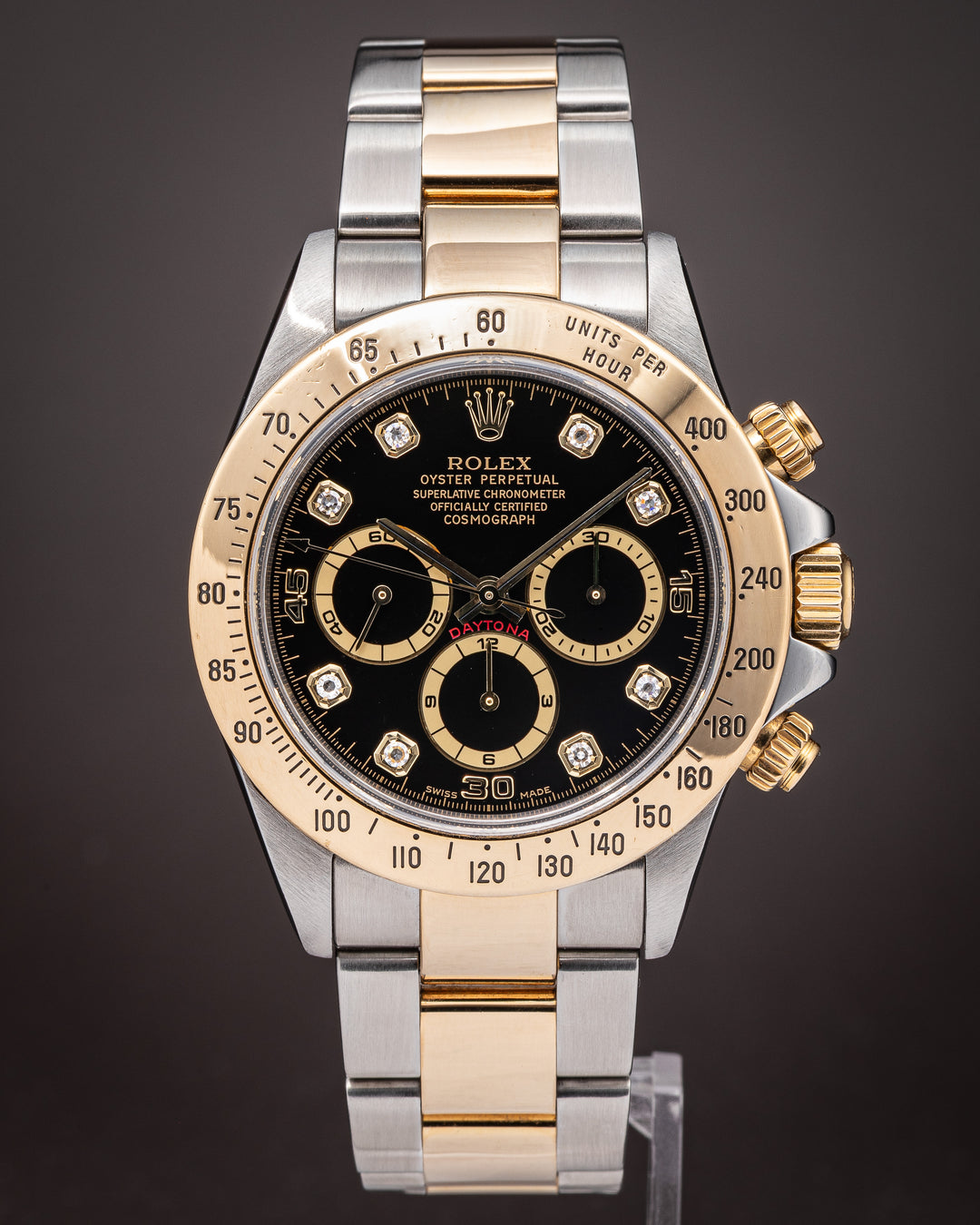 Rolex Stainless Steel and 18k Yellow Gold Cosmograph Daytona (16523)