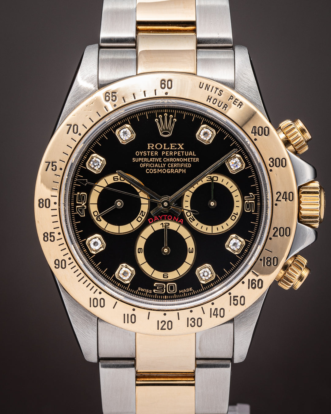 Rolex Stainless Steel and 18k Yellow Gold Cosmograph Daytona (16523)