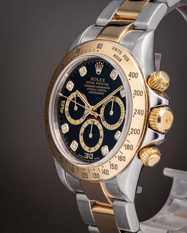 Rolex Stainless Steel and 18k Yellow Gold Cosmograph Daytona (16523)