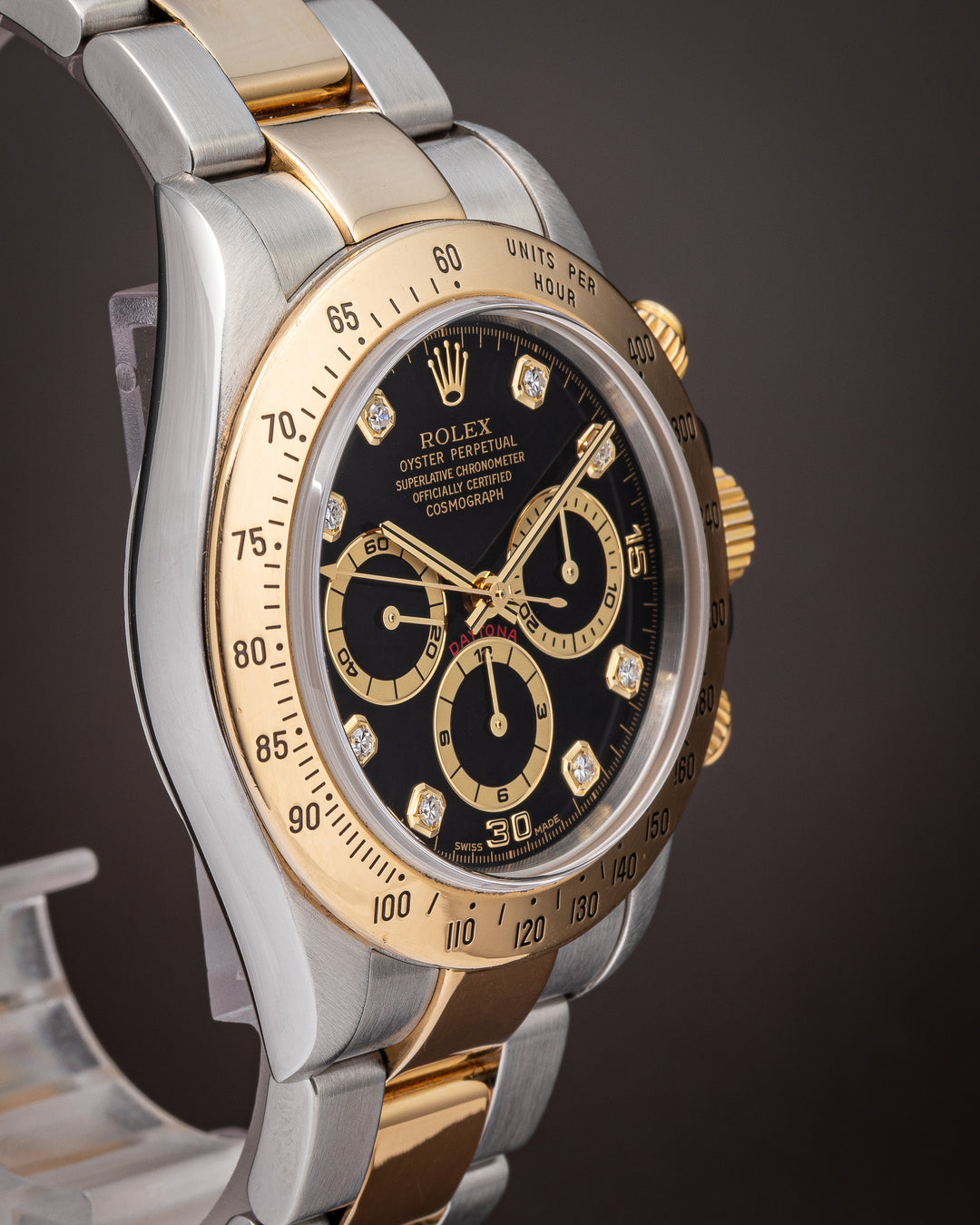Rolex Stainless Steel and 18k Yellow Gold Cosmograph Daytona (16523)